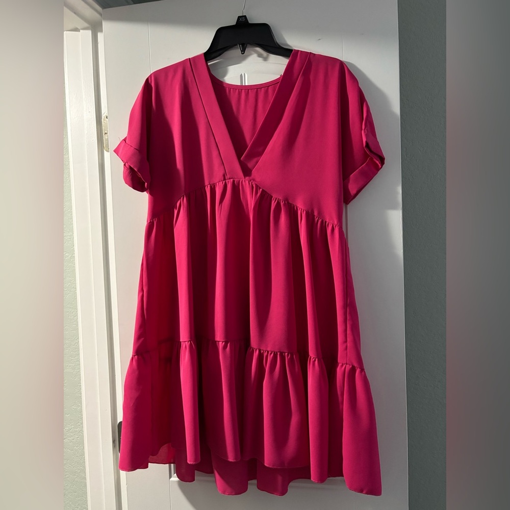 SHEIN Pink Mini Dress